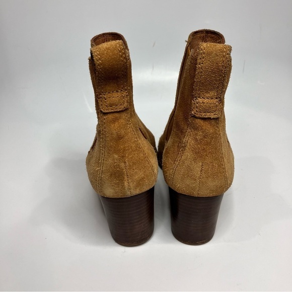 Madewell the Regan Boots pull on suede cognac size 8 - Picture 5 of 9